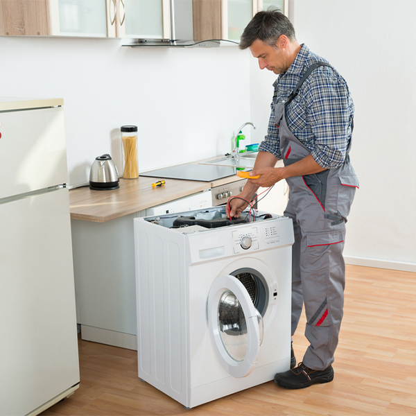 can you walk me through the steps of troubleshooting my washer issue in Doney Park